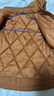 嘟嘟家【精靈帽】女童棉服兒童派克服冬季加厚寶寶夾棉外套嬰幼棉衣冬裝 橘色 110 曬單實(shí)拍圖