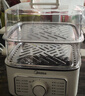 美的（Midea）電蒸鍋電煮鍋電火鍋多功能鍋家用電炒鍋蒸蛋器蒸包子鍋電熱鍋10.8升三層大容量多用途鍋ZGE2323Z02 曬單實(shí)拍圖