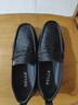 百麗一腳蹬休閑豆豆鞋男鞋春夏通勤牛皮革樂(lè )福商務(wù)皮鞋8XB01  40 曬單實(shí)拍圖