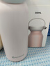 哈爾斯（HAERS）保溫杯男女車(chē)載創(chuàng  )意戶(hù)外運動(dòng)水杯手提式便攜水杯 奶油粉360ml 曬單實(shí)拍圖