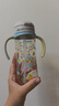 貝親奶瓶ppsu 防脹氣奶瓶 嬰兒奶瓶 大容量寬口徑耐摔雙把手 330ml配LL 9月+翻蓋吸管杯頭18月 曬單實(shí)拍圖