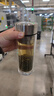 富光玻璃杯雙層帶茶隔大容量水杯 高檔商務(wù)泡茶杯 高硼硅杯子500ml 曬單實(shí)拍圖