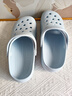 潔麗雅護士洞洞鞋女夏季2026新款涼鞋外穿防滑手術(shù)室醫護包頭涼拖鞋男夏 天空藍 38-39 【標準碼】 曬單實(shí)拍圖