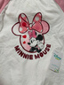 迪士尼（Disney）女童長(cháng)袖T恤米妮時(shí)尚休閑親膚透氣 粉白 140 曬單實(shí)拍圖