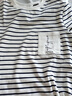 Olrain歐芮兒條紋長(cháng)袖T恤女裝春季設計感口袋刺繡上衣 條紋（升級款） M 曬單實(shí)拍圖