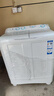 海爾（Haier）半自動(dòng)雙桶洗衣機 10KG 雙電機雙缸 家電國家補貼以舊換新京東自營(yíng) XPB100-81D2 曬單實(shí)拍圖