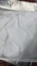 布先生純色基礎(chǔ)時尚休閑短袖T恤夏季v領(lǐng)舒適長絨棉T恤衫男上衣 【純正棉感T】V領(lǐng)-皓月白 M (170) 曬單實拍圖