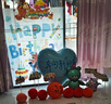 仕彩生日背景畫(huà)布套裝拍照道具男女童生日派對裝飾周歲儀式感場(chǎng)景布置 曬單實(shí)拍圖