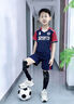 凱日虎（KAIRIHU）兒童足球服套裝男童女生夏季學(xué)生訓練服比賽隊服定制足球運動(dòng)球衣 四件套 7917寶藍色 2XS(130-140cm 60-80斤） 曬單實(shí)拍圖