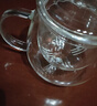 京東京造 玻璃杯 個(gè)人專(zhuān)用茶水杯子雙層玻璃耐熱咖啡馬克杯380ml 曬單實(shí)拍圖