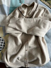 歌米拉（Gemila）針織衫女薄款2026春秋新款女裝外穿打底衫高級感內搭毛衣洋氣上衣 米白色 XL 【120斤-130斤】 曬單實(shí)拍圖