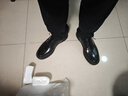 百麗通勤商務(wù)皮鞋男鞋春夏牛皮褶皺皮休閑皮鞋A1373 黑色-單里 43 曬單實(shí)拍圖