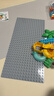 費樂(lè )（FEELO）兼容樂(lè )高大顆粒積木玩具拼裝拼插桌面墻面配件生日禮物大底板淺灰 曬單實(shí)拍圖