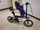 DAHON折疊自行車(chē)兒童座椅前置p8k3d10遛娃神器戶(hù)外騎行配件裝備 【紫羅蘭-座管版】 曬單實(shí)拍圖