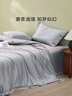 羅萊家紡純棉床上四件套60支貢緞全棉被套床單被罩 灰1.8米床220*250 曬單實(shí)拍圖