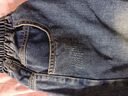 左西男童牛仔褲兒童褲子春裝2026新款男孩春裝中大童長(cháng)褲 牛仔色 140 曬單實(shí)拍圖