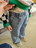 巴拉巴拉【balaOne】童裝兒童長(cháng)褲女童2026春秋裝直筒牛仔褲 曬單實(shí)拍圖
