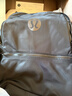 lululemon丨New Crew 背包 拒水 LU9CLES 黑/石墨灰 O/S 曬單實(shí)拍圖
