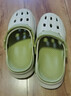 卡帝樂(lè )鱷魚(yú)（CARTELO）洞洞鞋男夏季涼鞋男外穿厚底沙灘鞋透氣男士涼拖鞋 薄荷綠 42/43 曬單實(shí)拍圖