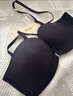 ubras新款升級前扣力挺杯兩穿抹胸無(wú)痕內衣小胸聚攏文胸罩 白色 80B 曬單實(shí)拍圖