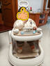 嘻優(yōu)米學(xué)步車(chē)防o型腿嬰兒2026款9個(gè)月以上寶寶防側翻多功能手推助步車(chē) 奶茶【推桿+餐盤(pán)+音樂(lè )盤(pán)+腳墊】 曬單實(shí)拍圖
