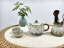 叁旬敦煌寶相花汝窯泡茶壺茶杯功夫茶具套裝輕奢高檔家用泡茶專(zhuān)用 敦煌·寶相繁華西施壺（10頭）+茶葉罐【簡(jiǎn)裝】 曬單實(shí)拍圖