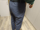 安踏（ANTA）大師腰型動(dòng)褲| 輕暖絨舒樂(lè )商務(wù)西褲運動(dòng)休閑通勤男長(cháng)褲152547514N 鑄煉灰-2 L 拍小一碼 （男175） 曬單實(shí)拍圖