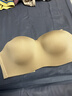 莫代爾內衣女穩穩杯無(wú)肩帶內衣大胸抹胸美背隱形防滑聚攏無(wú)痕大碼文胸 曬單實(shí)拍圖