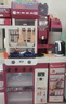 Eve Stone SPECIAL GIRL LIKE YOU玩具女孩廚房玩具3-6歲套裝仿真廚具做飯煮飯過(guò)家家5兒童新年禮物 尊享版122cm+飲水機+制冰機紅色 小廚房4歲男女孩6-12寶寶1到3 曬單實(shí)拍圖