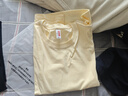 凡客誠品vancl 短袖T恤全棉圓領(lǐng)夏裝男女同款 奶杏色 L （建議110-130斤） 曬單實(shí)拍圖