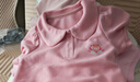 拉夏貝爾女童連衣裙2026新款洋氣公主裙兒童夏裝娃娃領(lǐng)短袖裙子 粉色 90 建議身高80-90cm 曬單實(shí)拍圖