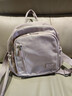 啄木鳥(niǎo)（TUCANO）牛津布雙肩包女2026新款時(shí)尚輕便尼龍女士背包小巧型帆布百搭小包 淺紫色 曬單實(shí)拍圖