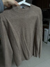 雪中飛（SNOWFLYING）輕奢山羊絨 拉毛羊毛衫圓領(lǐng)長(cháng)袖毛衣女基礎純色百搭保暖羊毛衫 曬單實(shí)拍圖