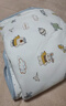 十月結晶嬰兒包單夏季薄款產(chǎn)房襁褓巾新生嬰兒包被純棉抱被 元氣飛象85*85 曬單實(shí)拍圖