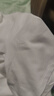 蕉下（beneunder）t恤女短袖正肩打底衫棉吸汗春裝內搭高檔百搭CT005霜奶白L 曬單實(shí)拍圖