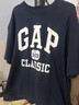 蓋璞Gap男女裝2026春季新款純棉logo字母印花寬松短袖T恤上衣866090 海軍藍 L (175/96A)亞洲尺碼 曬單實(shí)拍圖
