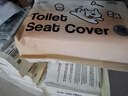 蕉趣（BANANA TRIP）一次性馬桶墊全覆蓋式5A抗菌加厚棉感隔冷酒店旅行用品 10個(gè)裝 曬單實(shí)拍圖