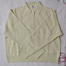 優(yōu)衣庫女裝柔滑棉質(zhì)POLO領(lǐng)針織衫/毛衣毛衫482971 41 杏黃色 S 曬單實(shí)拍圖