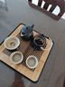 京東京造 茶具整套 功夫茶具陶瓷套裝茶壺茶杯茶盤(pán)【黑陶提梁壺】 12件套  曬單實(shí)拍圖