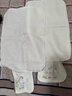 貝肽斯隔汗巾兒童2-6歲吸汗巾一片式刺繡排汗導濕幼兒園墊背巾3條裝M碼 曬單實(shí)拍圖