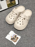 利達妮（TZLDN）eva洞洞鞋女士外穿防滑夏季防臭踩屎感家居家用沙灘涼鞋包頭拖鞋 小熊基地(12個(gè)) 38-39 【標準碼】 曬單實(shí)拍圖
