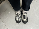 駱駝（CAMEL）【迪麗熱巴同款】極光丑萌鞋女2026新款厚底休閑鞋戶(hù)外登山徒步鞋 L26S202026米白/黑 37 曬單實(shí)拍圖