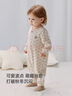 babylove嬰兒連體衣春秋季純棉哈衣爬爬服男女寶寶波點(diǎn)衣服外出秋裝 曬單實(shí)拍圖