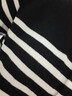 H&M【博主推薦】女裝毛針織衫春新款高智感針織衫氣質(zhì)開(kāi)衫0579541 黑色/白色條紋 M 165/96 曬單實(shí)拍圖