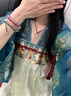 重回漢唐春辰錦原創(chuàng  )唐制復原齊胸衫裙襦裙套裝披帛漢服女裝 上藍下綠齊胸套裝/預售 付款45天內發(fā)貨 M 160 曬單實(shí)拍圖