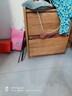 京東京造家居悅楓實(shí)木床頭柜 天然橡膠木雙層儲物 收納臥室儲物柜原木色 曬單實(shí)拍圖