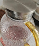京東京造 涼水壺 高硼硅玻璃茶水分離耐熱耐高溫冷水壺泡茶杯大容量1.8L 曬單實(shí)拍圖