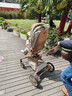 德拉瑪（DELAMA）Q2遛娃神器嬰兒推車(chē)高景觀(guān)嬰兒車(chē)可坐可躺換向輕便折疊寶寶溜娃車(chē) Q2美拉德PLUS（加大輪版） 曬單實(shí)拍圖