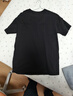 MARKLESS【安心品質(zhì)】純棉親膚T恤男士純色短袖打底衫5630 深夜黑 XL 曬單實(shí)拍圖