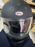 BELL復古頭盔Eliminator消除者大頭圍碳纖維騎行摩旅透氣摩托機車(chē)全盔 啞黑 XL碼(適合59-60cm頭圍) 曬單實(shí)拍圖